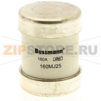 Предохранитель энергосистем, 160 A, AC 415 В, 80 кА, BS88/J, 39x46 мм, gU, BS Eaton 160A 415V AC