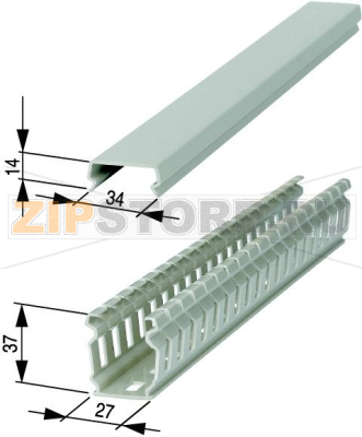 Кабельный канал, ПВХ, ВхШхД=35x25x1500mm Eaton KL25/35 