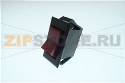 SWITCH,ON/OFF LIGHTED RED 250 