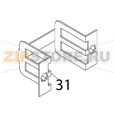Limiter fastening tecasa Fagor FI-64 B Limiter fastening tecasa Fagor FI-64 BЗапчасть на деталировке под номером: 31Название запчасти Fagor на английском языке: Limiter fastening tecasa FI-64 B.