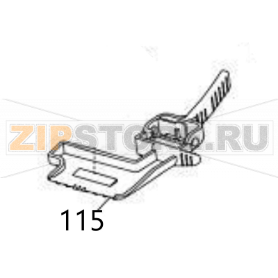 Paper guide Sato DR308e Paper guide Sato DR308eЗапчасть на деталировке под номером: 115Название запчасти на английском языке: Paper guide Sato DR308e.
