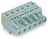 MCS MIDI Classic 1-проводниковая розетка; Монтажные ножки; 2,5 мм; Шаг контактов 7,5 мм; 16-пол.; 2,50 mm; серые Wago 231-216/008-000