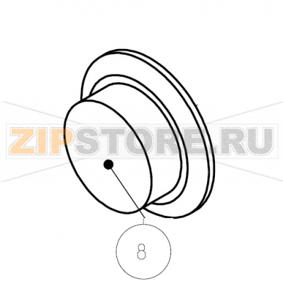 Manopola graduata 30-90 C Imesa ES 10                                     Manopola graduata 30-90 C Imesa ES 10Запчасть на сборочном чертеже под номером: 8Название запчасти на итальянском языке: Manopola graduata 30-90 C Imesa ES 10
