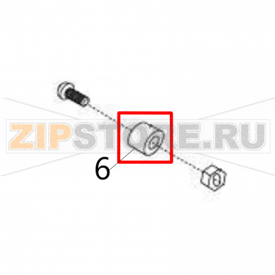 Guide collar (stacker) Sato DR308e Guide collar (stacker) Sato DR308eЗапчасть на деталировке под номером: 6Название запчасти на английском языке: Guide collar (stacker) Sato DR308e.