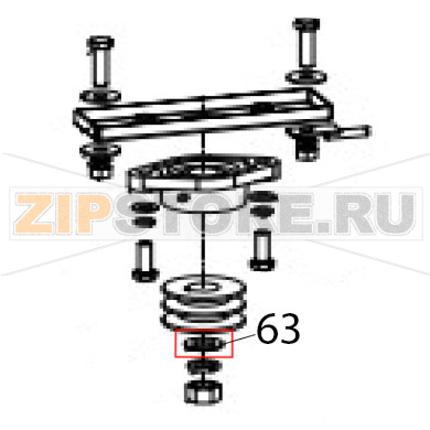 Flat washer Hurakan HKN-20SN Flat washer Hurakan HKN-20SNЗапчасть на деталировке под номером: 63