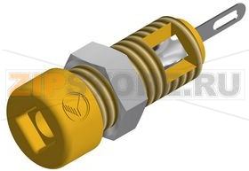 Разъем 6 А, 30 В, желтый Hirschmann MBI 1 YELLOW 