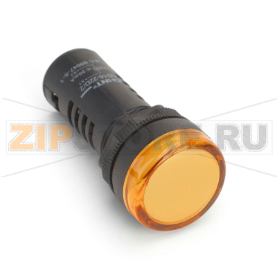 Лампа сигнальная 230 В, 22 мм, IP65, оранжевая Chint ND16-22D/4C 