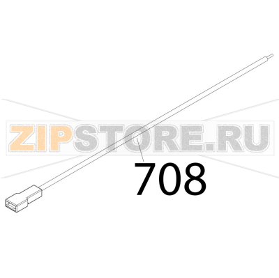 Cavetto prolunga lampada spia Sirman Palladio 300 Cavetto prolunga lampada spia Sirman Palladio 300Запчасть на деталировке под номером: 708