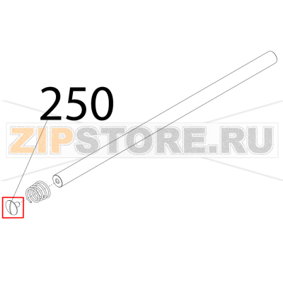 Vite T.26 barra tonda Sirman Palladio 350 Vite T.26 barra tonda Sirman Palladio 350Запчасть на деталировке под номером: 250