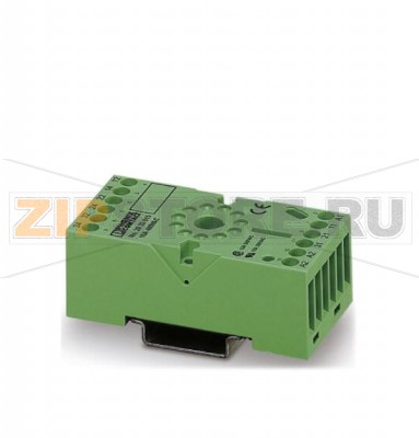 Установочный блок (основание) PR3... Phoenix Contact PR3-BSC1/3X21 для восьмиконтактного реле REL-OR с 3 переключающими контаками, винтовые зажимы, возможность установки вводных модулей и модулей подавления помех, монтируется на NS 35/7.5.Минимальный заказ: 10 шт.Упаковка: 10 шт.