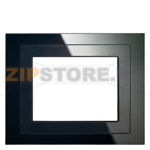 Рамка UP 588/814, для информационных панелей UP 588, чёрное стекло (снимается с производства) Siemens 5WG1588-8AB14 