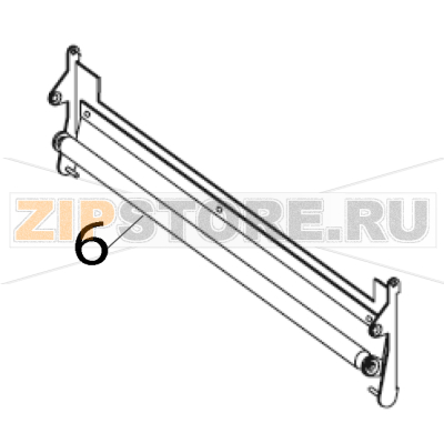 Kit bracket for peel assembly RH and LH Zebra 170PAX4 Kit bracket for peel assembly RH and LH Zebra 170PAX4Запчасть на деталировке под номером: 6