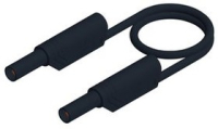 Провод тестовый 2 м, черный Hirschmann MLS SIL WS 200/1 BLACK