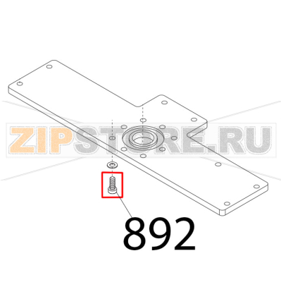 Vite TCEI DIN912, M6x16 Sirman Palladio 350 Automec Vite TCEI DIN912, M6x16 Sirman Palladio 350 AutomecЗапчасть на деталировке под номером: 892