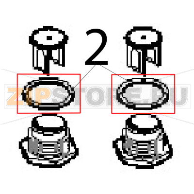 Washer Angelo Po FM1221E1 Washer Angelo Po FM1221E1Запчасть на деталировке под номером: 2