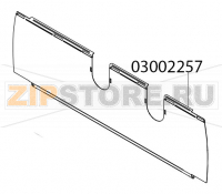 Front plate low stainless Victoria Arduino Adonis 3 Gr