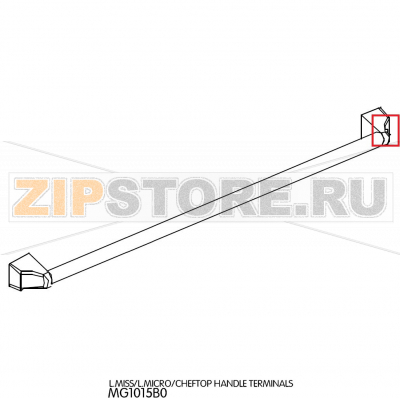 L.Miss/L.Micro/Cheftop handle terminals Unox XVC 055 L.Miss/L.Micro/Cheftop handle terminals Unox XVC 055Запчасть на деталировке под номером: 40Название запчасти на английском языке: L.Miss/L.Micro/Cheftop handle terminals Unox XVC 055