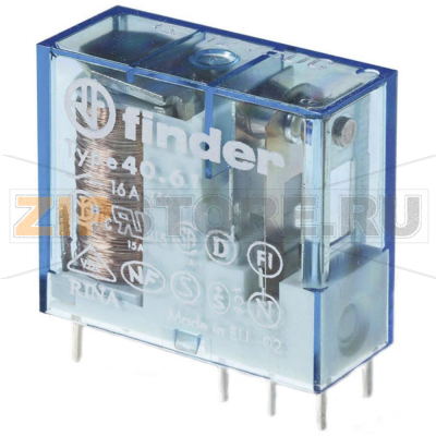 Реле электромагнитное 24 V (DC), 16 A Finder 40.61.7.024.0000 