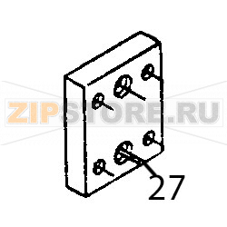 Probe racord support Fagor HMM-6/11 Probe racord support Fagor HMM-6/11Запчасть на деталировке под номером: 27Название запчасти Fagor на английском языке: Probe racord support HMM-6/11.
