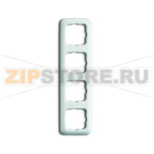 Рамка четырехместная, альпийский белый ABB 2CKA001725A1543 