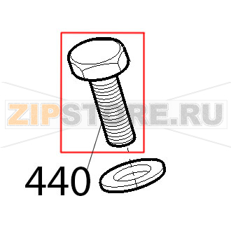 Vite fiss. colonnina Sirman Topaz 250 Vite fiss. colonnina Sirman Topaz 250Запчасть на деталировке под номером: 440