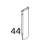 Lock panel LH Angelo Po DS51M