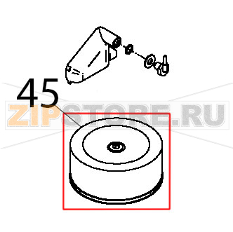 Filtro inox asp. pompa lavaggio Teikos TS601 Filtro inox asp. pompa lavaggio Teikos TS601Запчасть на деталировке под номером: 45