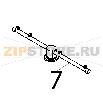 Girante risciacquo inferiore lavabicchieri Teikos TS820 Girante risciacquo inferiore lavabicchieri Teikos TS820Запчасть на деталировке под номером: 7