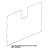Stainless steel back panel Unox XVC 705