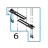 Media holder base assembly TSC DA200