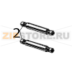 Kit halogen bulbs for heater (Qty of 2) Zebra ZXP 8 Kit halogen bulbs for heater (Qty of 2) Zebra ZXP 8Запчасть на деталировке под номером: 2