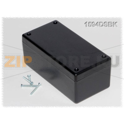 Корпус 131x66x55 мм, материал: пластик, черный, 1 шт Hammond 1594DSBK 
