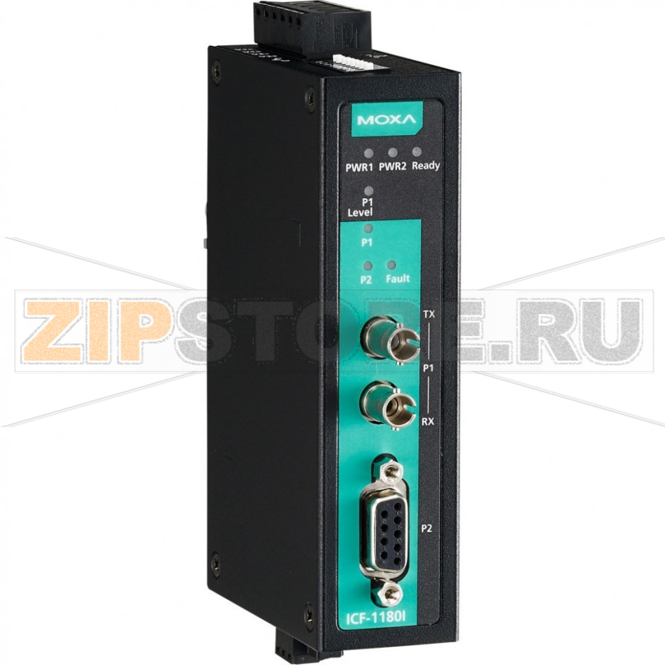 Преобразователь MOXA ICF-1180I-S-ST 