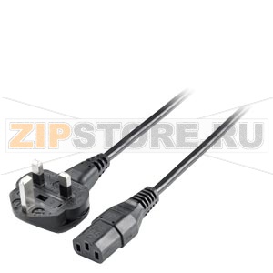 SIMATIC S7, КАБЕЛЬ ДЛЯ ПОДКЛЮЧЕНИЯ SIMATIC POWER PG/ SIMATIC RACK PC К СЕТИ ПЕРЕМЕННОГО ТОКА, ДЛИНА 3M, ДЛЯ ВЕЛИКОБРИТАНИИ Siemens 6ES7900-0BA00-0XA0 