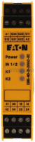 Реле безопасности двухканальное, 24 В, DC, 24 В, AC, 50/60 Hz Eaton ESR5-NO-31-24VAC-DC
