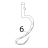 Hook, stainless Bear Varimixer AR80 VL-1S