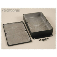Корпус алюминиевый 187.5x119.5x37 мм, черный, 1 шт Hammond 1590WDDFBK