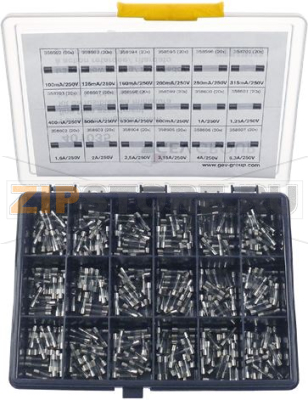 KIT FUSIBILI RITARDATI 5x20 - 360PZ 250V 