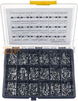 KIT FUSIBILI RITARDATI 5x20 - 360PZ 250V 