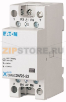 Контактор установочный, 24 В перем. тока/пост. тока, 3 замык. +1 разм. 25A Eaton CMUC24/25-31