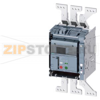 draw-out molded case circuit breaker with guide frame and PSS frame 1600; with RTC and 4AUX trip alarm switch S24; Icu "C" Icu=110kA @ 415V, 3-pole ETU650, LSI, In=800A display, meas., comm. function Ir=320...800A Isd=0.6...10xIn, Ii=1.5...15xIn N conduct