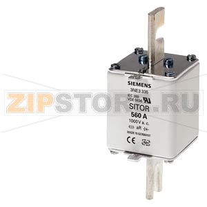 ПЛАВКАЯ ВСТАВКА SITOR 400A, AC 1000V, ТИПОРАЗМЕР 2/110MM Siemens 3NE3332-0B 