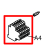Terminal block 24A 2,5mm2 UL Fagor LA-25 TP2 E