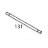 Lock hinge shaft Sato HR212 TT