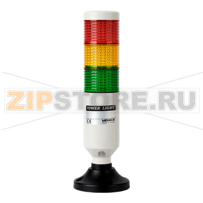 Колонна сигнальная, светодиодная, Ø: 45 мм Autonics PL4G-302-RYG 