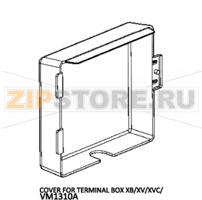 Cover for terminal box Unox XVC 305E Cover for terminal box Unox XVC 305EЗапчасть на деталировке под номером: 154Название запчасти на английском языке: Cover for terminal box Unox XVC 305E