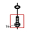 Tornillo exagonal M-10x20 Fagor FI-160