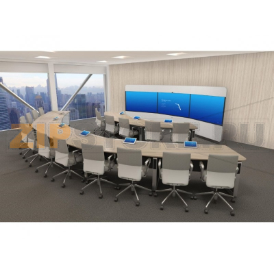 Стол для системы видеоконференцсвязи, 18 мест Cisco CTS-5K-TBL-W-18S 