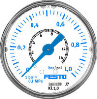 Манометр прецизионный Festo MAP-40-1-1/8-EN