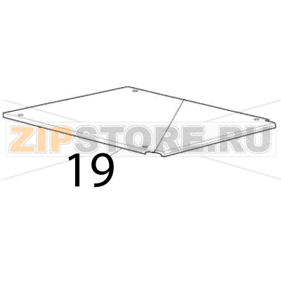 Top panel Scotsman B 31 Top panel Scotsman B 31Запчасть на деталировке под номером: 19